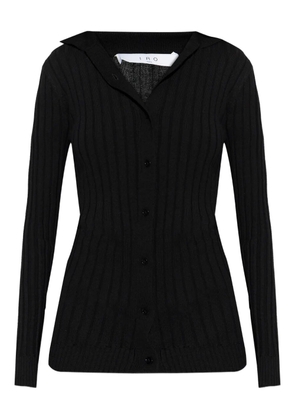 IRO ribbed buttoned cardigan - Black