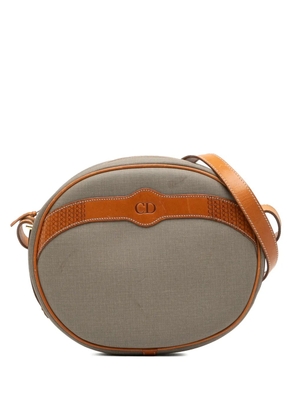 Christian Dior Pre-Owned 20th Century Coated Canvas CD crossbody bag - Grey
