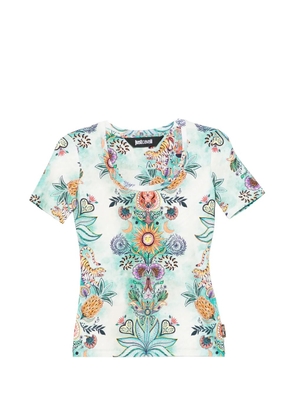 Just Cavalli printed T-shirt - Green