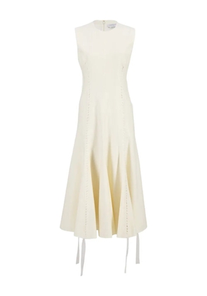 Gabriela Hearst Kendal cap-sleeve midi dress - White