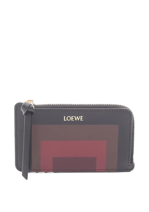 Loewe Pre-Owned x Albers 2020s leather zip card holder - Black