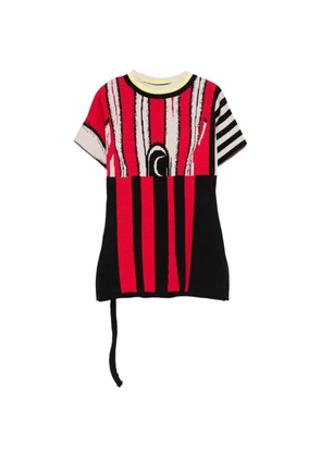 Ottolinger striped knit T-shirt - Red