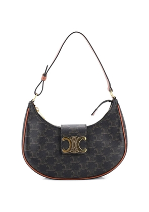 Celine Pre-Owned Ava Triomphe Bag Triomphe Coated Canvas shoulder bag - Brown