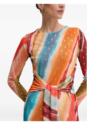 NEVER FULLY DRESSED knot maxi dress - Orange