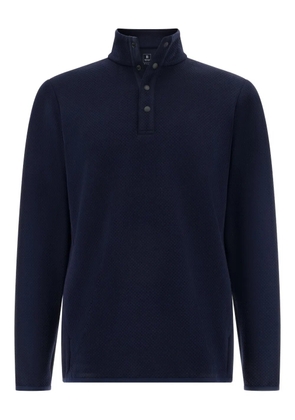 Boggi Milano mock-neck sweatshirt - Blue