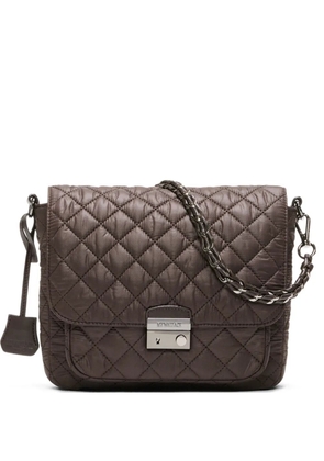 Mz Wallace medium Crosby Lock cross body bag - Brown