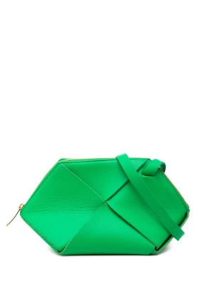 Bottega Veneta Pre-Owned 2010-2025 Mini Nappa Intrecciato Origami crossbody bag - Green