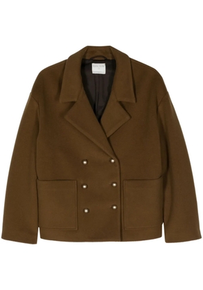 Forte Forte felted double-breasted jacket - Green