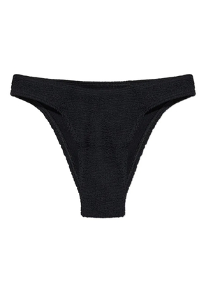 Bond-eye textured bikini bottom - Black