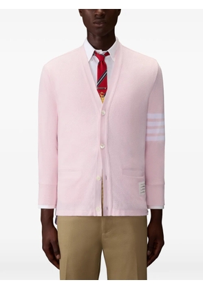 Thom Browne textured pique cardigan - Pink