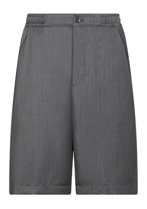Thom Browne Classic twill backstrap shorts - Grey