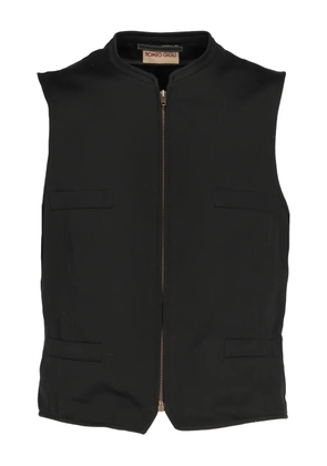 Romeo Gigli Pre-Owned 1990s zip-up waistcoat - Black