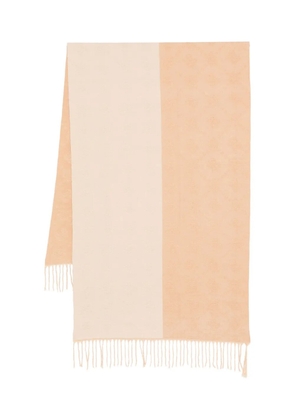 GUESS USA fringed two-tone scarf - Neutrals