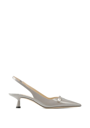 Jimmy Choo Amita pearl pointed pumps - Grey