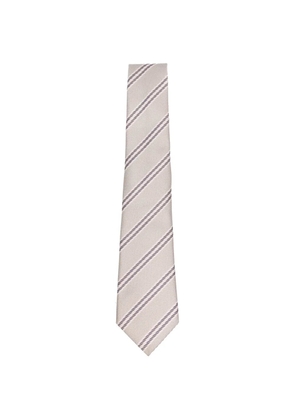 Giorgio Armani striped tie - Neutrals