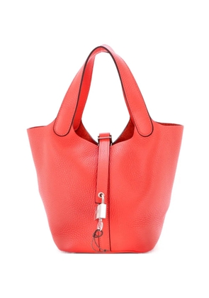 Hermès Pre-Owned Picotin Lock Bag Clemence PM bucket bag - Red