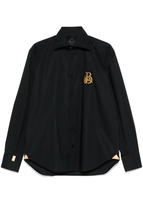 Billionaire logo-embroidered shirt - Black