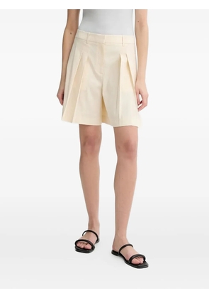 Theory pleated-front tailored shorts - Neutrals
