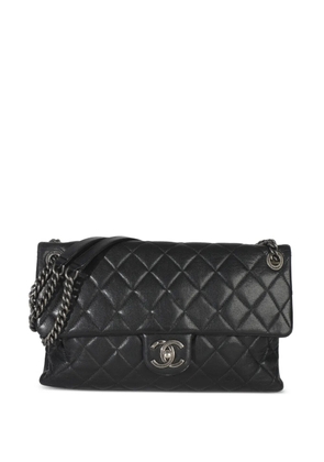 CHANEL Pre-Owned 2014 Rocks quilted calfskin medium bag - Black