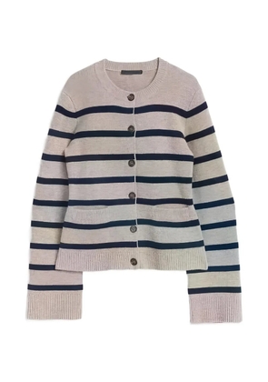 Jenni Kayne striped button knitwear - Neutrals