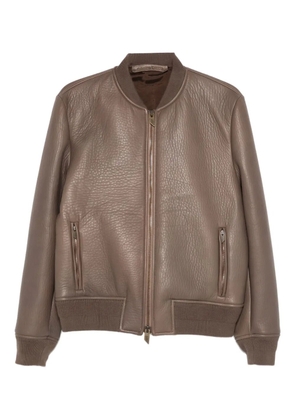 Salvatore Santoro zip-fastening jacket - Brown