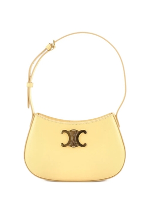 Celine Pre-Owned Triomphe Tilly Bag Smooth Calfskin Medium shoulder bag - Yellow