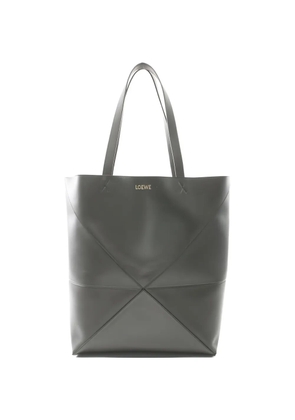 Loewe Pre-Owned 2020s fold leather shoulder bag - Grey