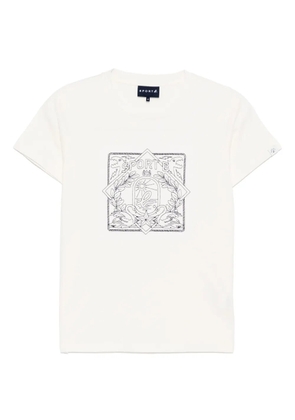 SPORT b. by agnès b. swan embroidery T-shirt - White