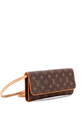 Louis Vuitton Pre-Owned Twin Handbag Monogram Canvas GM crossbody bag - Brown