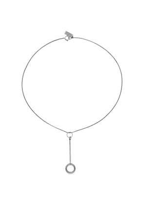 MM6 Maison Margiela loupe-pendant chain necklace - Silver