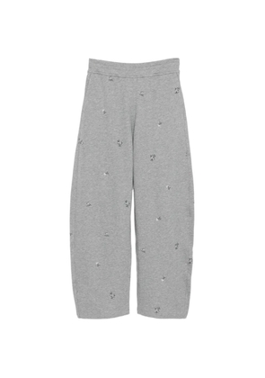 JNBY embroidered track pants - Grey
