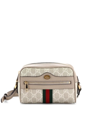 Gucci Pre-Owned Ophidia Shoulder Bag GG Coated Canvas Mini crossbody bag - Neutrals