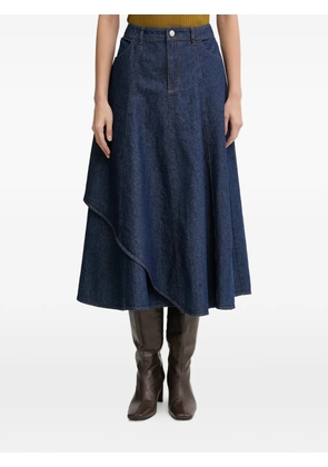 Hoss Intropia asymmetric skirt - Blue