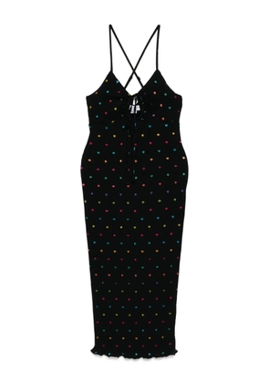 NEVER FULLY DRESSED Megan midi dress - Black