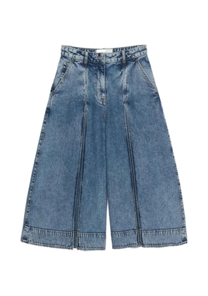 3.1 Phillip Lim pleated cotton midi skirt - Blue