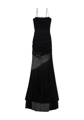 Blumarine ruched evening gown - Black