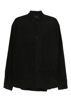 TEAM WANG design stand-collar shirt - Grey