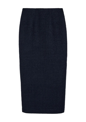 Roland Mouret textured pencil skirt - Blue