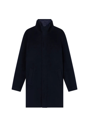 Emporio Armani high-neck coat - Blue