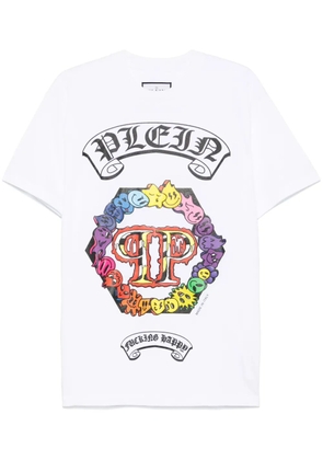 Philipp Plein smile-print shortsleeved T-shirt - White