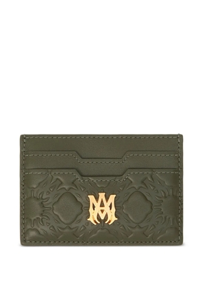 AMIRI ma quad leather cardholder - Green