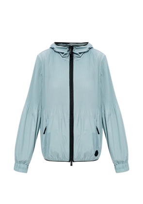 Moncler logo-patch jacket - Blue