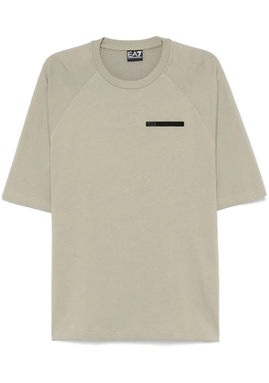 Ea7 Emporio Armani rubberised logo-print T-shirt - Green