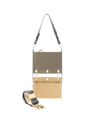 Chloé Pre-Owned 2010-2026 Leather Roy Double Clutch shoulder bag - Brown