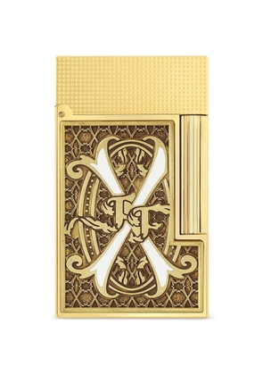 S.T. Dupont x Fuente Fuente Opus patterned lighter - Gold