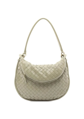 Bottega Veneta Pre-Owned 2010s Gemelli intrecciato shoulder bag - Neutrals