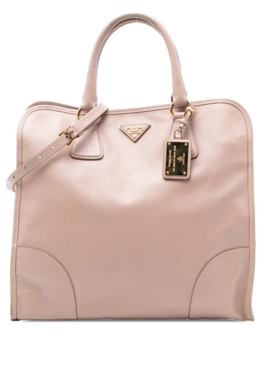 Prada Pre-Owned 2000-2025 Saffiano Lux Shopping Tote satchel - Pink