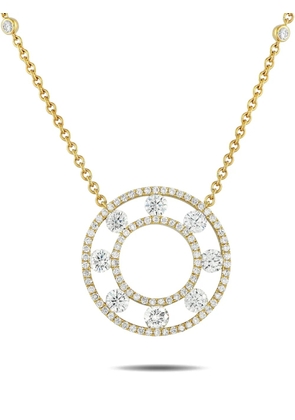 LB Exclusive 18K yellow gold diamond necklace
