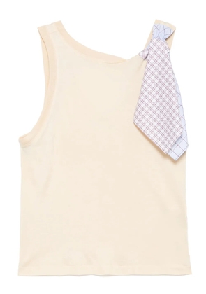 Toga scarf tank top - Neutrals