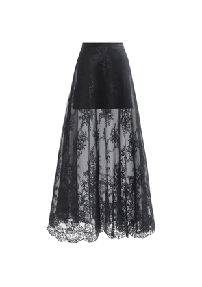 Gemy Maalouf lace skirt - Black
